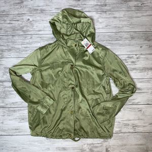 MK Michael Kors Green Hooded Jacket Size  XS NWT